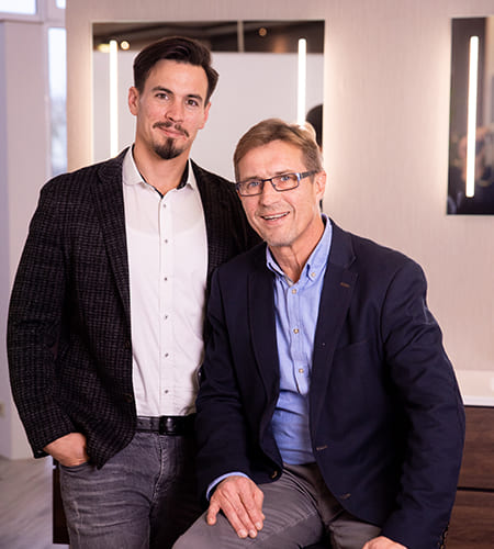Handelsagentur Schmidt Team Bild - links: Jan André Schmidt & rechts: Joachim Schmidt