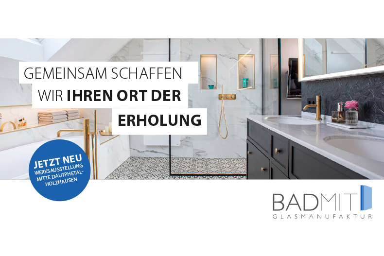 Brandneu! Badmit Werksausstellung. (Titelbild)
